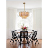 Corin Field Glass Chandelier, detail view 10