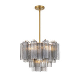 Corin Field Glass Chandelier, detail view 28