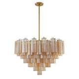 Corin Field Glass Chandelier, detail view 31