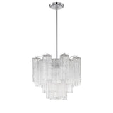 Corin Field Glass Chandelier, detail view 58