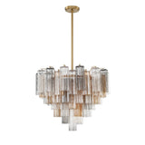 Corin Field Glass Chandelier, detail view 68