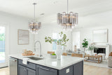 Corin Field Glass Chandelier, detail view 70