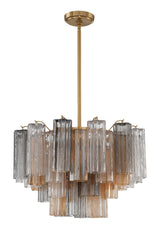 Corin Field Glass Chandelier, detail view 80