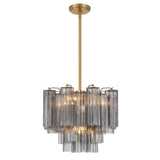 Corin Field Glass Chandelier, detail view 96