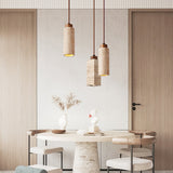Corin Silva Travertine Pendant Light, detail view 2