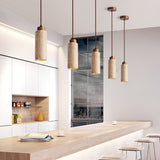 Corin Silva Travertine Pendant Light, detail view 3