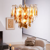 Dalia Grove Glass Chandelier, detail view 2