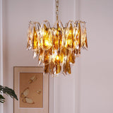 Dalia Grove Glass Chandelier, detail view 4