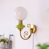 Dalia Hearth Glass Wall Light, detail view 4