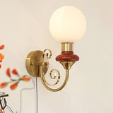 Dalia Hearth Glass Wall Light, detail view 5