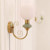 Dalia Hearth Glass Wall Light, detail view 6