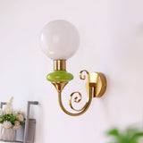 Dalia Hearth Glass Wall Light, detail view 8