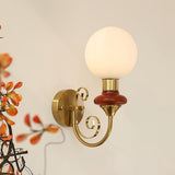 Dalia Hearth Glass Wall Light, detail view 9