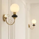 Dalia Hearth Glass Wall Light, detail view 12