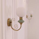 Dalia Hearth Glass Wall Light, detail view 24