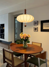 Dalia Reed Fabric Pendant Light, detail view 12
