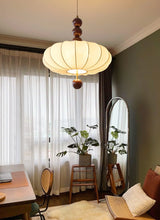 Dalia Reed Fabric Pendant Light, detail view 13