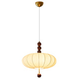 Dalia Reed Fabric Pendant Light, detail view 16