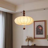 Dalia Reed Fabric Pendant Light, detail view 17