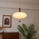 Dalia Reed Fabric Pendant Light, detail view 18