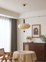 Dalia Reed Fabric Pendant Light, detail view 19