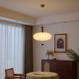 Dalia Reed Fabric Pendant Light, detail view 21