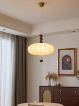 Dalia Reed Fabric Pendant Light, detail view 22
