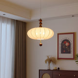 Dalia Reed Fabric Pendant Light, detail view 23