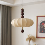 Dalia Reed Fabric Pendant Light, detail view 26