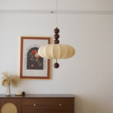 Dalia Reed Fabric Pendant Light, detail view 27
