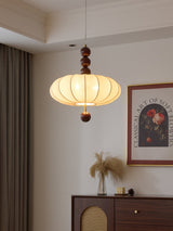 Dalia Reed Fabric Pendant Light, detail view 32