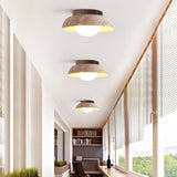 Eden Haven Travertine Ceiling Light, detail view 3