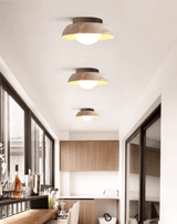 Eden Haven Travertine Ceiling Light, detail view 4