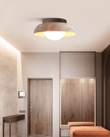 Eden Haven Travertine Ceiling Light, detail view 5