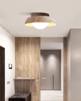 Eden Haven Travertine Ceiling Light, detail view 8