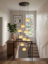 Eden Wisp Alabaster Chandelier, detail view 7