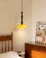 Elara Ridge Glass Pendant Light, detail view 2