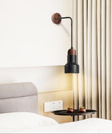 Elara Veil Travertine Wall Light, detail view 5
