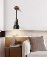 Elara Veil Travertine Wall Light, detail view 8