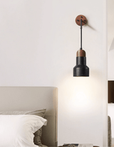 Elara Veil Travertine Wall Light, detail view 10