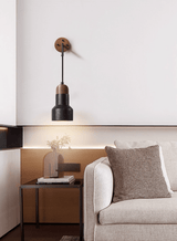 Elara Veil Travertine Wall Light, detail view 12