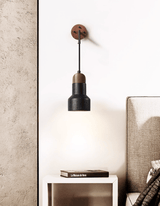 Elara Veil Travertine Wall Light, detail view 13