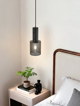 Elora Grove Travertine Pendant Light, detail view 4