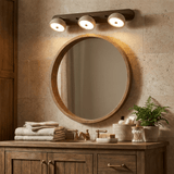 Elora Mist Travertine Wall Light, detail view 2
