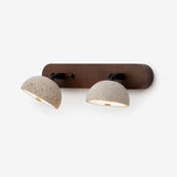 Elora Mist Travertine Wall Light, detail view 7
