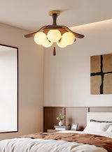 Ember Moon Wood Ceiling Light, detail view 4