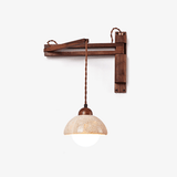 Ember Stone Travertine Wall Light by Maison Velume