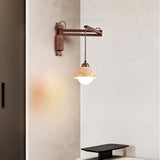Ember Stone Travertine Wall Light, detail view 3