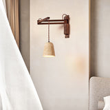 Ember Stone Travertine Wall Light, detail view 4