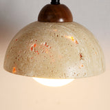 Ember Stone Travertine Wall Light, detail view 5